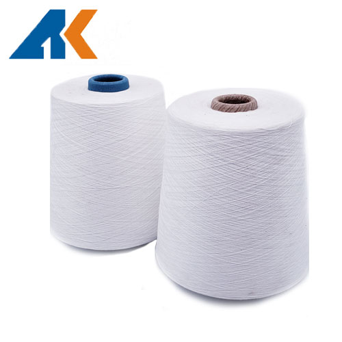 White Polyester Spun Yarn 20s/1