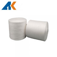 10S/1 white polyester spun yarn manufacturer