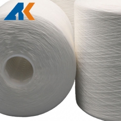 White Polyester Spun Yarn 20s/1