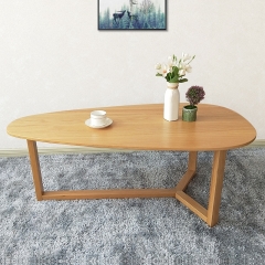 Solid Wood Mango Shape Coffee Table