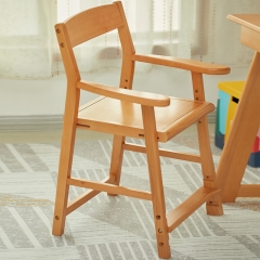Solid Beech Wood Student Writing Chair Kids Study Chair