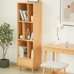 Nordic Design Soild Beech Wood Bookcase