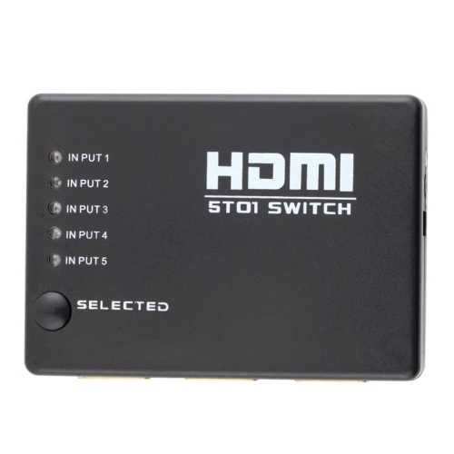 5 Port 1080P Video HDMI Switch Switcher Splitter for HDTV PS3 DVD + Remote