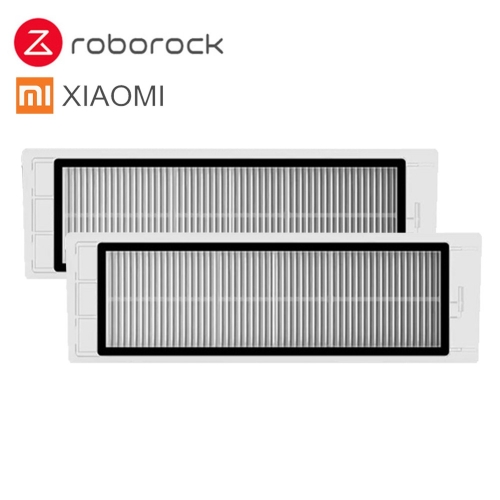 2 Pcs Suitable for XIAOMI Robot Vacuum Cleaner Roborock Spare Parts Roller Replacement Kits Cleaning Framed HEPA Filter