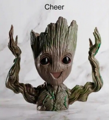 Cheer tree man flowers pot doll model desk ornament gift toy