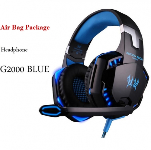 G2000 Gaming Headsets Large Headphone with Light Mic Stereo Earphone Deep Bass for PC Computer Gamer Laptop PS4 New x-BOX