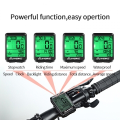 INBIKE Waterproof Bicycle Computer Wireless And Wired MTB Bike Cycling Odometer Stopwatch Speedometer Clock LED Digital Rate