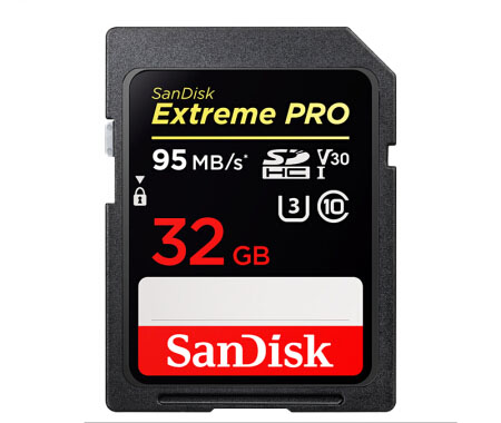 SanDisk SD Speicherkarte U3 C10 V30 4K Ultra HD 32G 64G 128G 256G 512G 1 TB