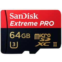 SanDisk TF (MicroSD) memory card and USB3.0 card reader U3 C10 4K Extreme Ultra Speed Edition Read speed 275MB/s Write speed 100MB/s 64G 128G