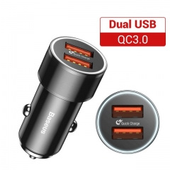 Schwarzer Dual USB