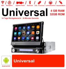 7 Inch Android 9.0 Car Radio / Multimedia 4GB RAM 32GB ROM for Universal GPS Navigation Stereo Radio WIFI MP3 Bluetooth USB SWC