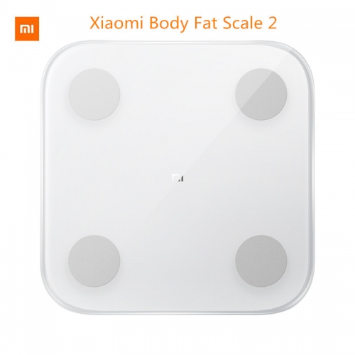 Original Xiaomi intelligent graisse corporelle Composition échelle 2 Bluetooth 5.0 Balance Test 13 Date du corps imc santé poids échelle LED affichage