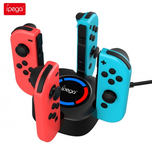 ipega PG-9177 pour Switch Charge de siège à poignée portable Quatre charges de base NS-grip Accessoires de jeu pour poignées gauche et droite