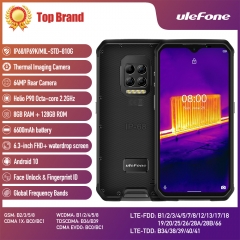 Ulefone Armor 9 thermal camera Robust phone Android 10 Helio P90 Octa-Core 8GB 128GB mobile phone 6600 mAh 64 MP camera smartphone