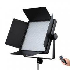 Godox LED1000Bi II LED-Videolicht Dimmbar zweifarbig 3300-5600K Farbtemperatur 70W CRI96 TLCI98 mit LCD-Display Scheunentore Weißer Diffusionsfilter