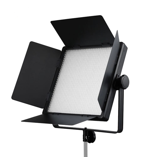 Godox LED1000D II LED Vidéo Lumière Dimmable Couleur Blanche 5600K CRI96 TLCI98 avec Affichage LCD Télécommande Portes de Grange Filtres de Diffusion