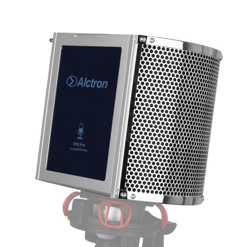 PF8 PRO Écran de microphone simple professionnel Filtre acoustique Écran de bureau pour écran de vent