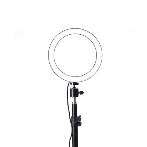 260mm USB Interface Dimmable LED Selfie Round Light Phone Photography Video Makeup Lamp