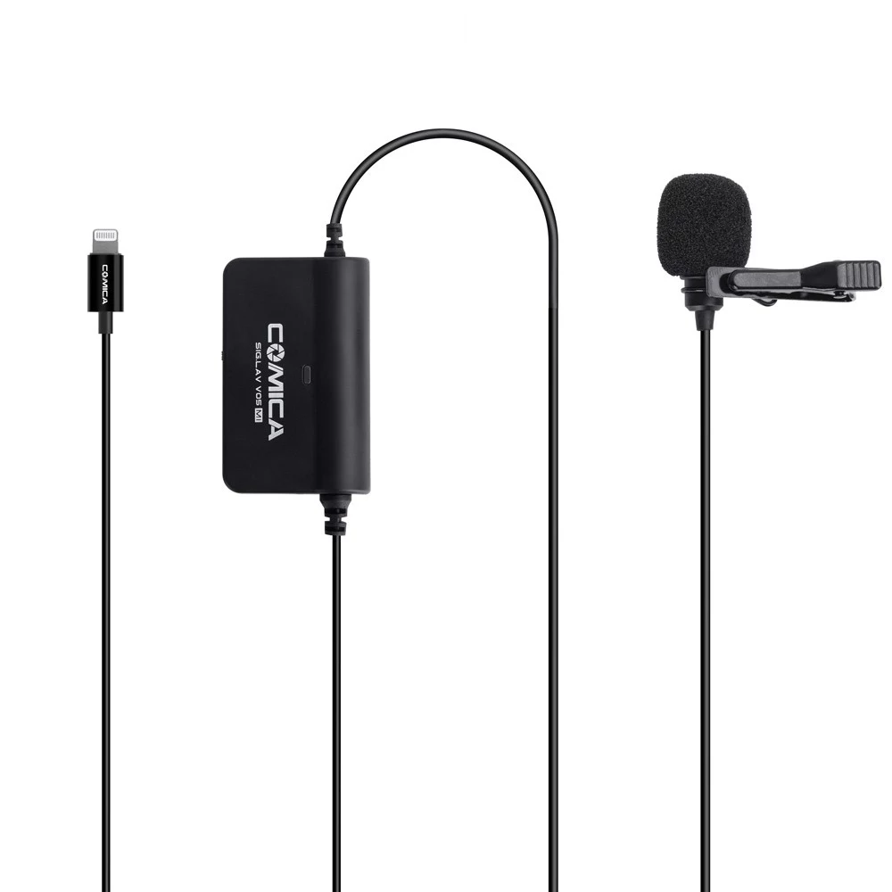 Comica CVM-V05 MI Microphone Lavalier Unique Multifonctionnel Micro pour Smartphone