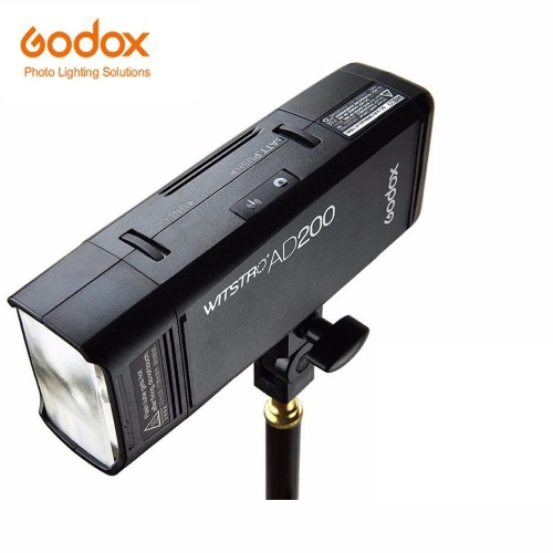 GODOX AD200 TTL 2.4G HSS 1 / 8000s lampe de poche double tête 200Ws avec batterie au Lithium 2900mAh Flash stroboscopique