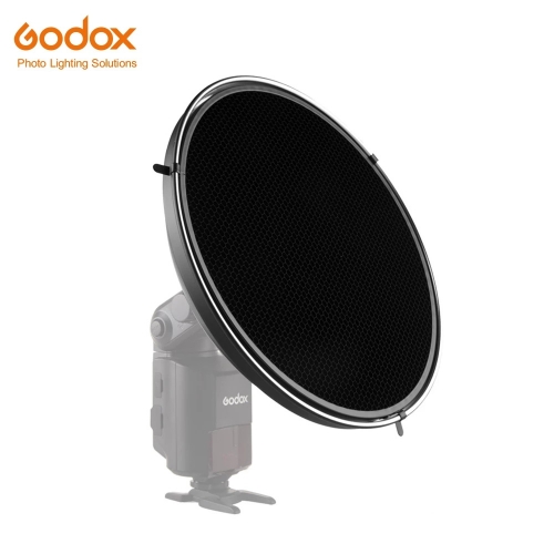Godox AD-S3 Beauty Dish avec AD-S4 Grid (Honeycomb Cover) pour Godox WITSTRO AD200 AD-180 AD360 AD-360 II Speedlite Blitz