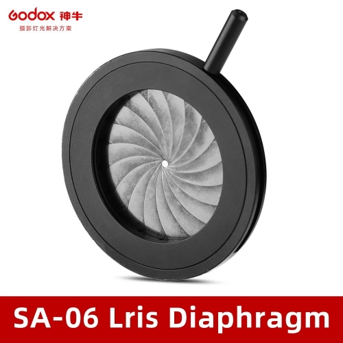 Diaphragme à iris Godox SA-06 pour fixation de projection S30