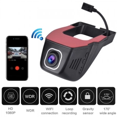 Versteckte Auto Dash Kamera DVR Wifi Dash Cam 1080P Volle HD Front Auto Kamera Recorder Auto Video Kanzler