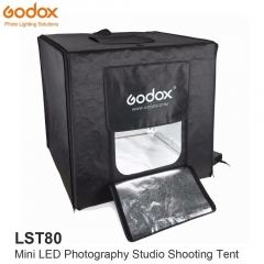 Godox LST80 Mini LED Photography Studio Shooting Tent 80 * 80 * 80cm 3pcs LED lamp tape Power 60W 13500 ~ 14500 Lumens with Carrying Bag