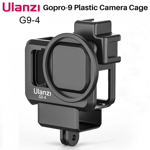 Boîtier en plastique Ulanzi G9-4 pour Gopro 9 avec bague d'adaptation de filtre de 52 mm