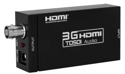 3G HDMI zu SDI Konverter, HDMI Schalter zu 3G HD SD SDI Signalen, Unterstützt 1080P