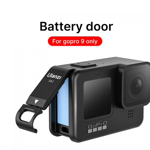 Ulanzi G9-2 Metal Gopro 9 Battery Cover Case Detachable Battery Lid Type-C Charging Port for Gopro 9 Accessories