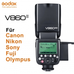 Godox V860II-C V860II-N V860II-S V860II-F V860II-O TTL HSS Li-Ion battery Speedlite Flash for Canon Nikon Sony Fuji Olympus
