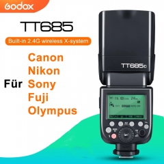 Godox TT685 TT685C TT685N TT685S TT685F TT685O TTL HSS Flash Speedlite pour appareil photo Canon Nikon Sony Fuji Olympus