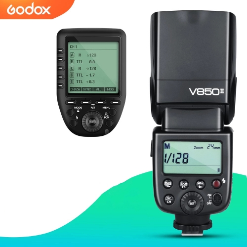 Godox V850II 2.4G GN60 système X sans fil batterie Li-Ion Speedlite + émetteur Xpro pour Canon Nikon Sony Fuji Olympus Pentax