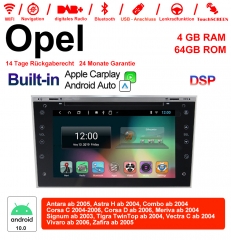 7 Zoll Android 10.0 Autoradio / Multimedia 4GB RAM 64GB ROM Für Antara  Astra H Meriva Zafira Built-in Carplay / Android Auto