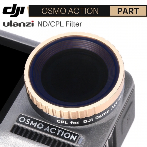 Ulanzi CPL filtre d'objectif pour Dji Osmo Action ND8 ND16 ND32 ND64 caméra lentille filtre Action caméra accessoires
