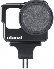 Cage de caméra ULANZI V3 avec 2 Cold Shoes Interface de filtre 52mm compatible avec GoPro Hero 7/6/5