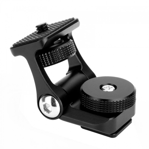 UURig R007 Camera Monitor Holder for LED Video Light DSLR Rig with Cold Shoe Mount 1/4 Screw Over 180 Degrees Regulation Range