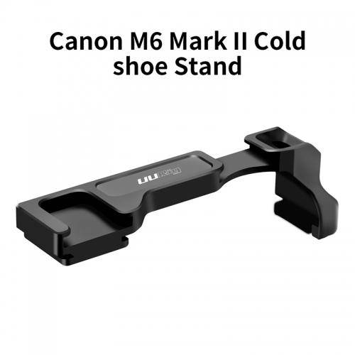 UURig R038 Cold Shoe Bracket Extend Cold Shoe Mount Microphone Fill Light for Canon M6 Mark II DSLR Camera Accessories