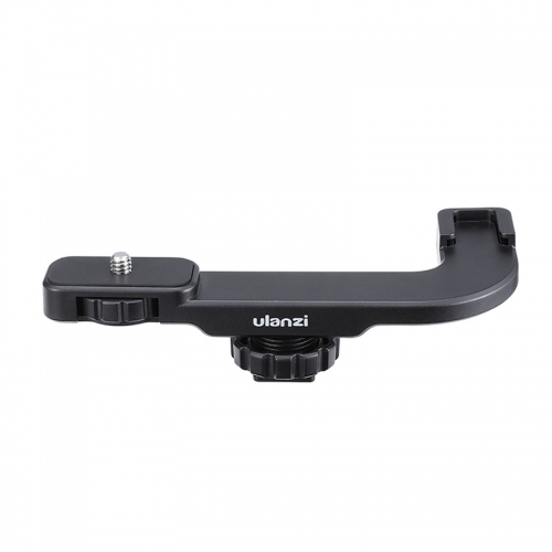 Ulanzi PT-8 Smartphone Vlog plaque de montage pour Gopro DSLR caméra Sony A6300 A6400 chaussure froide Vlog montage pour Microphone LED