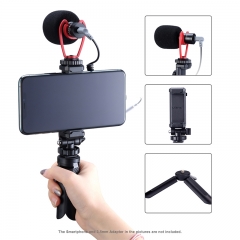 Ulanzi Smartphone Kit vidéo Microphone trépied Vlog ensemble téléphone trépied Kit de montage 3.5MM Jack vidéo Audio Microphone