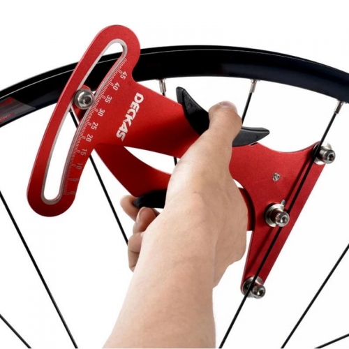 Deckas vélo Affichage Attrezi mètre Tensiomètre vélo Spoke Tension Builders roue outil vélo Spoke outil de réparation