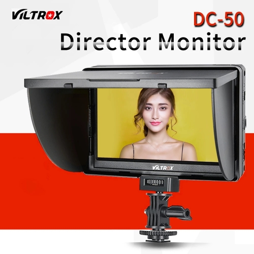 Viltrox 5'' LCD Monitor DC-50 Clip-on HD 800 x 480P Wide View for Canon Nikon Sony A9 a7II A7SII A6500