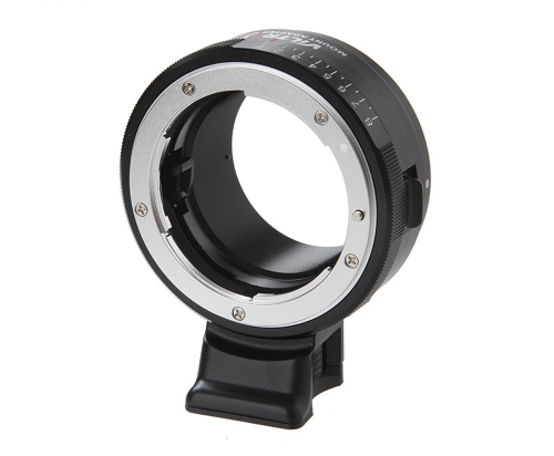 Viltrox NF-NEX Lens Adapter w / Tripod Bracket Aperture Ring for Nikon F AF-S AI G Lens Sony E NEX Camera A7 A7R NEX 7 6 5 3