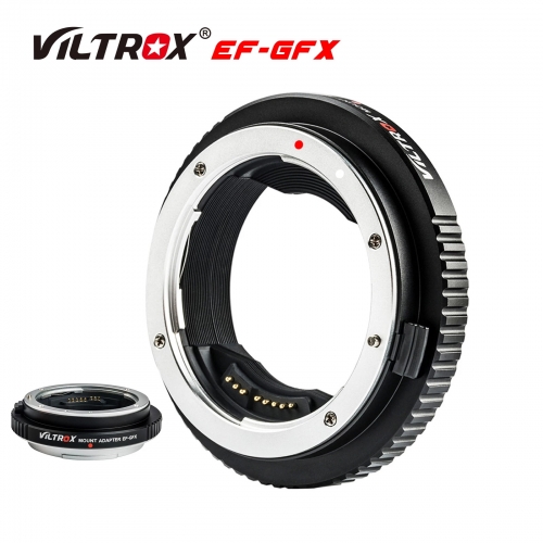 Viltrox EF-GFX Auto Focus Camera Lens Adapter Ring for EF / EF-S lens to FUJIFILM GFX 50S GFX 50R GFX-mount Med-Format Caméras