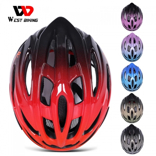 WEST BIKING Ultralight Bicycle Helmet Adjustable MTB Road Bike Helmet Cycling Motorcycle Sports Men Women Safety Cap Protection