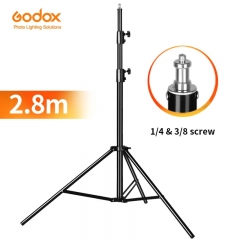 Godox 280cm 2.8m support de trépied léger pour studio vidéo robuste pour support de lampe Softbox LED Flash avec vis 1/4