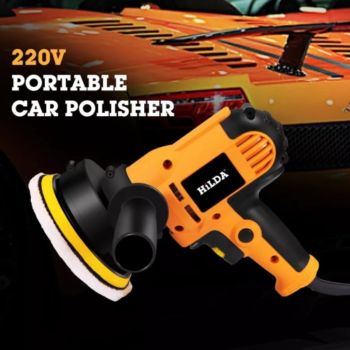 220V Electric Car Polisher Machine Auto Polishing Machine Adjustable Speed Grinding Waxing Tools Auto Accessories Powewr Tools
