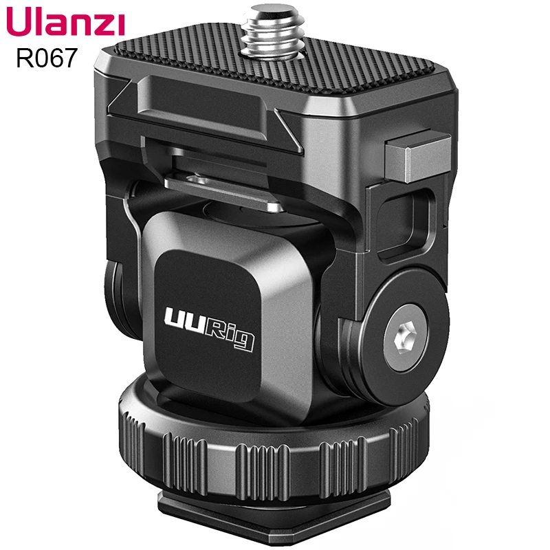 UURig R067 moniteur support de dégagement rapide rotule support de support caméras multi-angles accessoires de cardan pour Sony Nikon DSLR