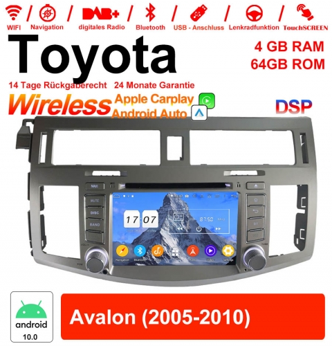 8 pouces Android 12.0 Autoradio / multimédia 4 Go de RAM 64 Go de ROM pour Toyota Avalon 2005-2010 avec WiFi NAVI Bluetooth USB